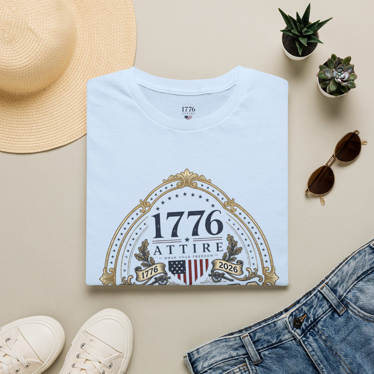 USA 250th Anniversary T-Shirt — 1776–2026 Bicentennial Commemorative Tee