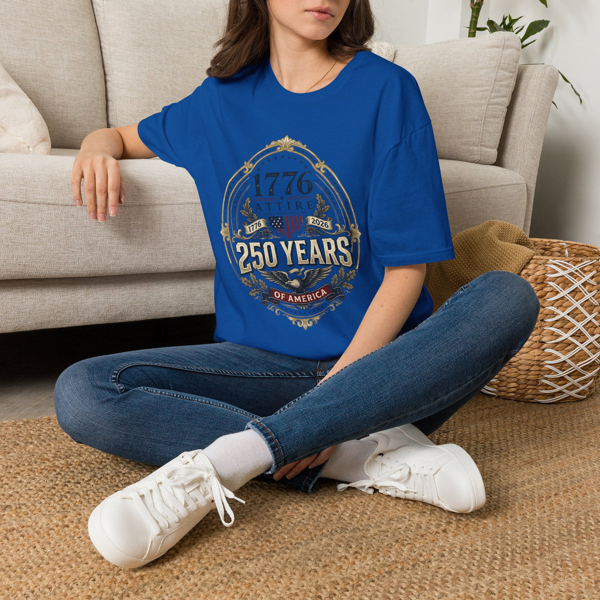 USA 250th Anniversary T-Shirt — 1776–2026 Bicentennial Commemorative Tee