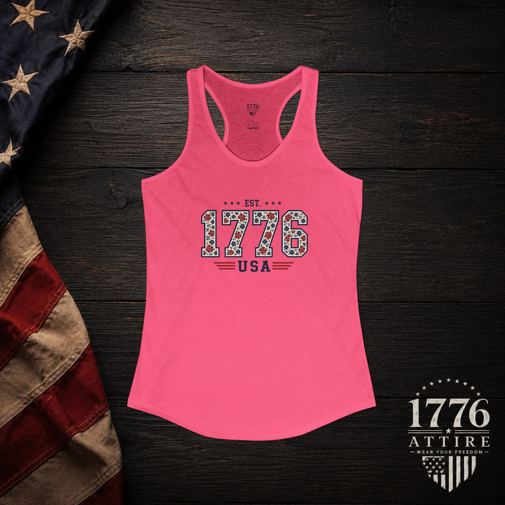 Women's Est 1776 Tank top | 250 Years of USA Merch