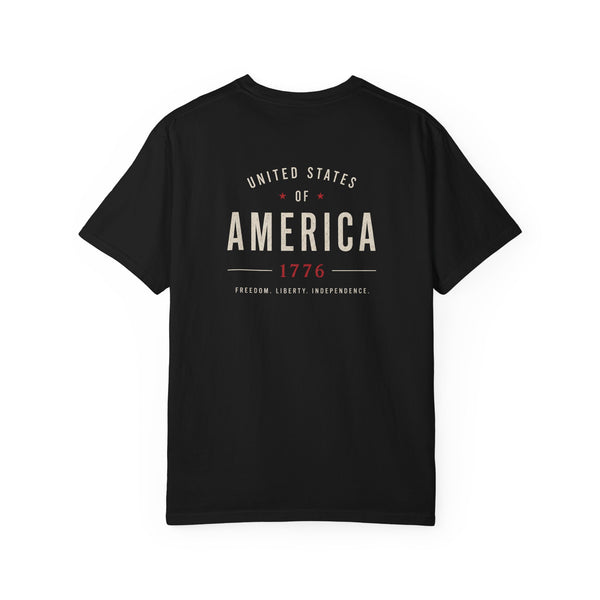 Vintage 1776 America T-Shirt | Patriotic USA Tee | Freedom Liberty Independence Shirt