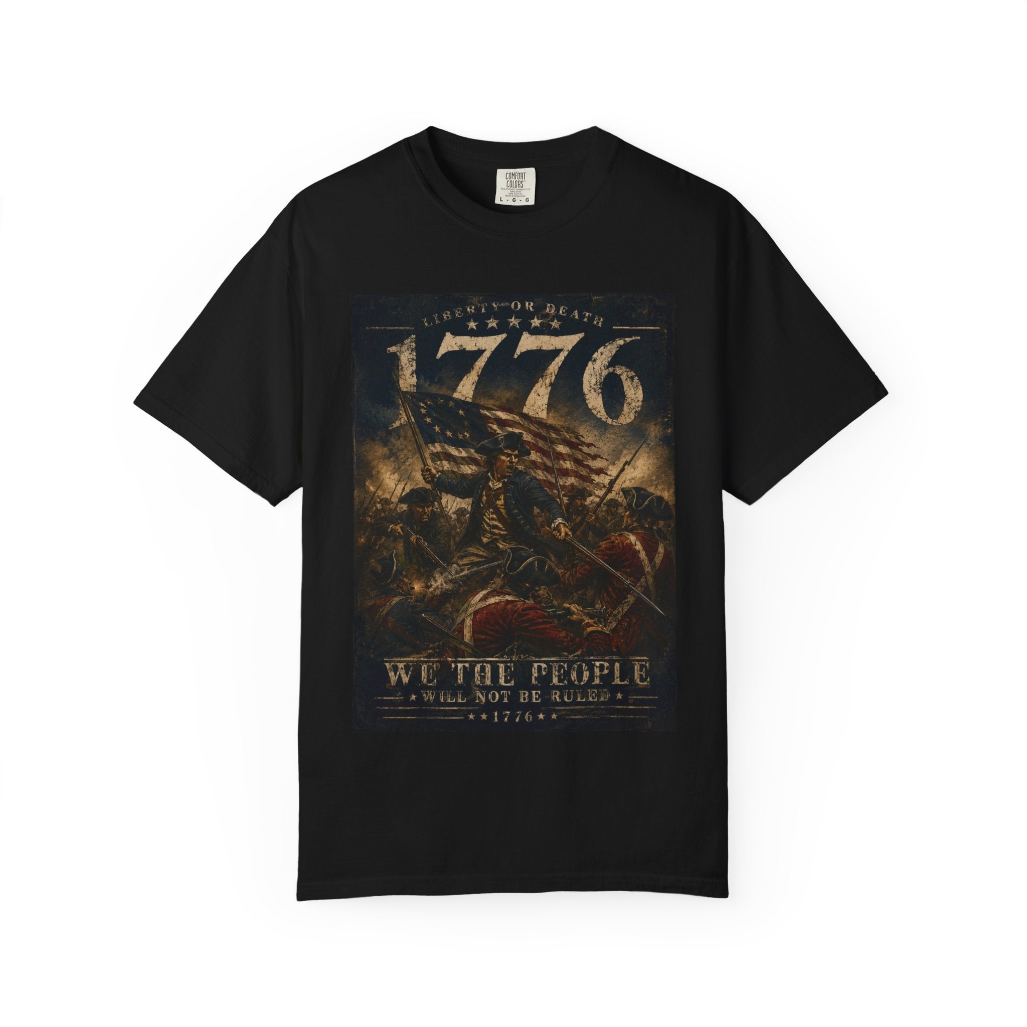 1776 We The People Graphic T-Shirt — American Revolutionary Patriot Tee