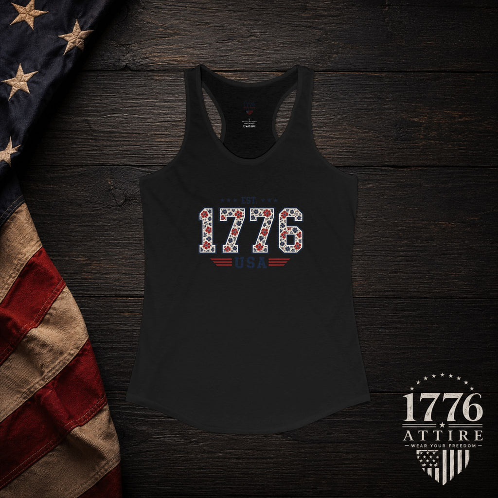 Women's Est 1776 Tank top | 250 Years of USA Merch
