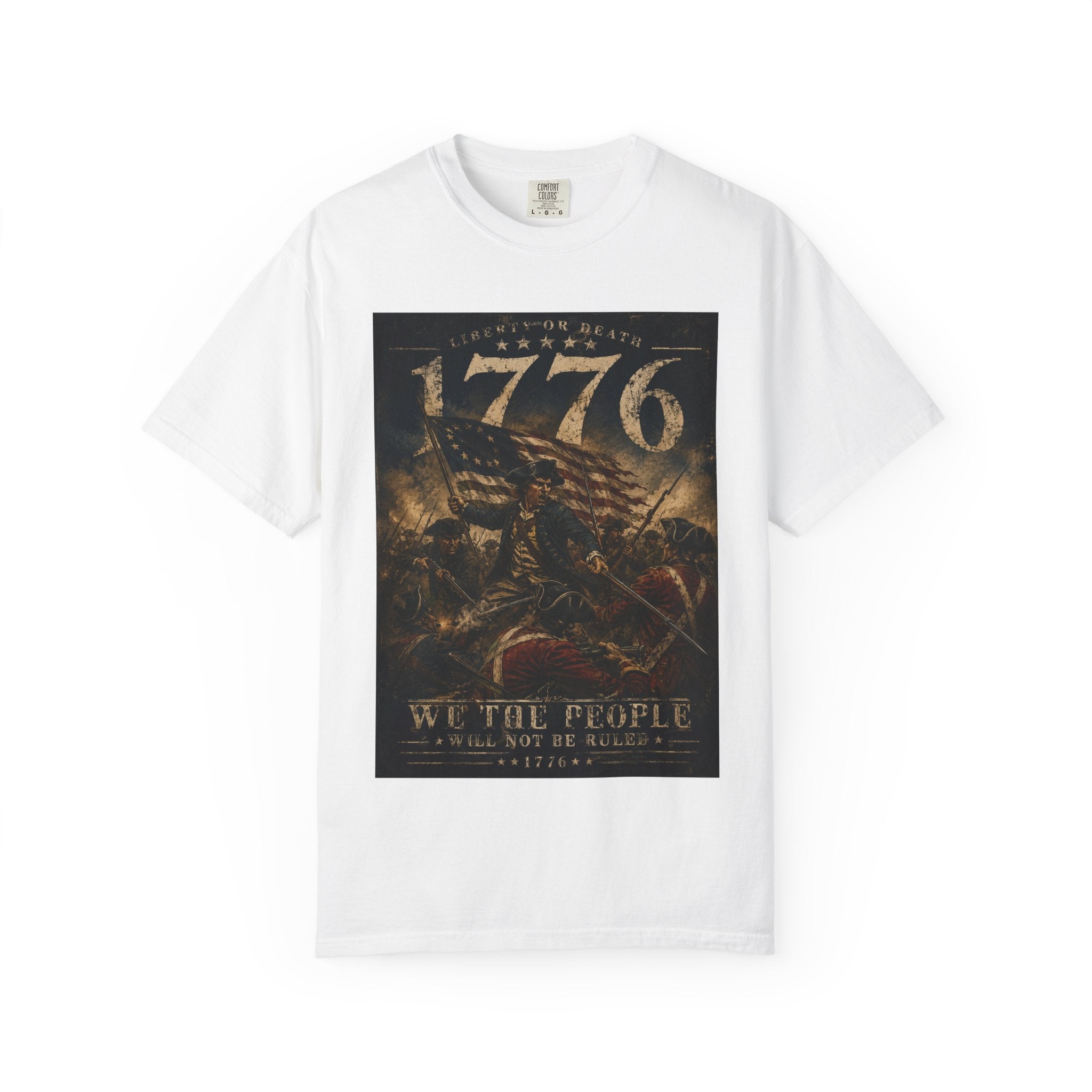 1776 We The People Graphic T-Shirt — American Revolutionary Patriot Tee