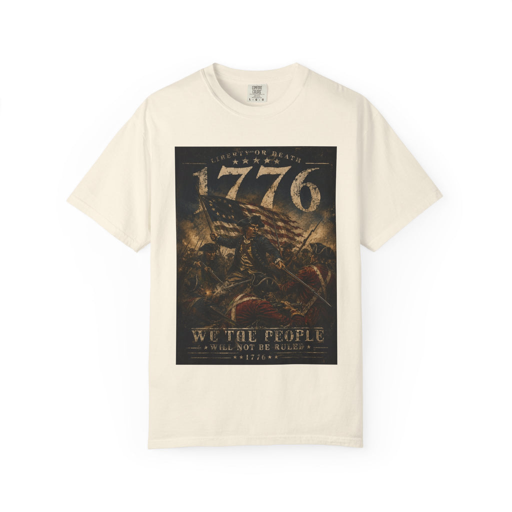 1776 We The People Graphic T-Shirt — American Revolutionary Patriot Tee