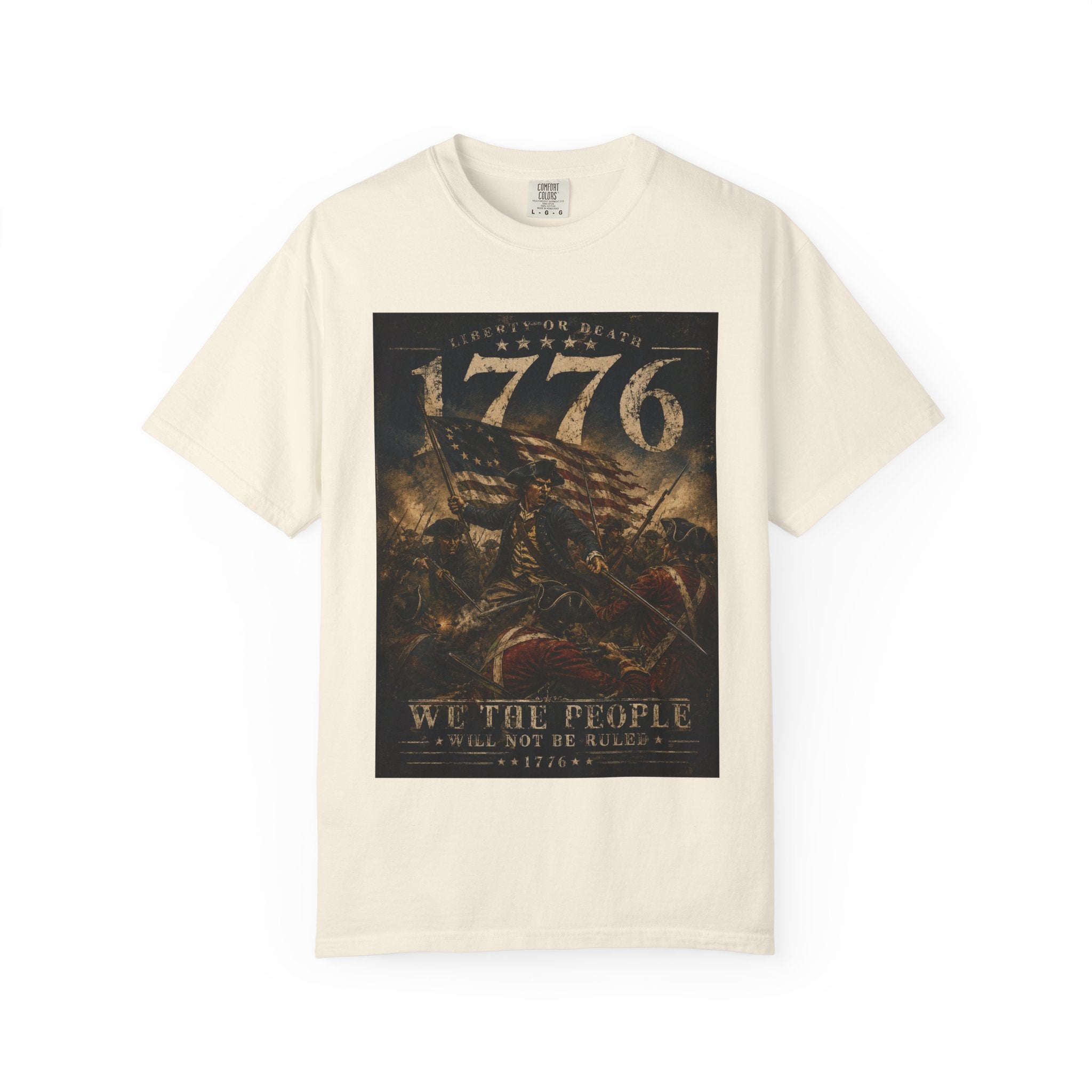 1776 We The People Graphic T-Shirt — American Revolutionary Patriot Tee