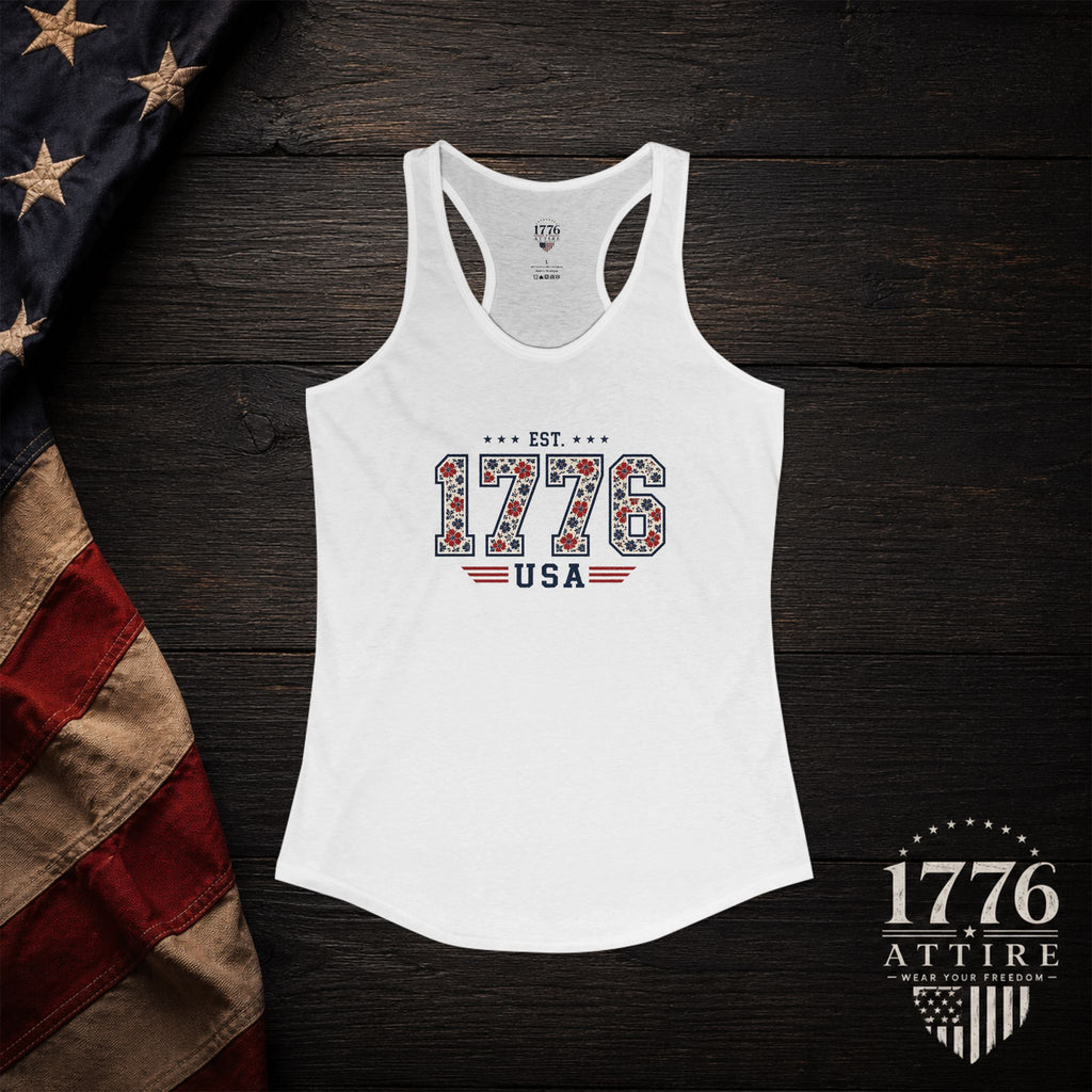 Women's Est 1776 Tank top | 250 Years of USA Merch