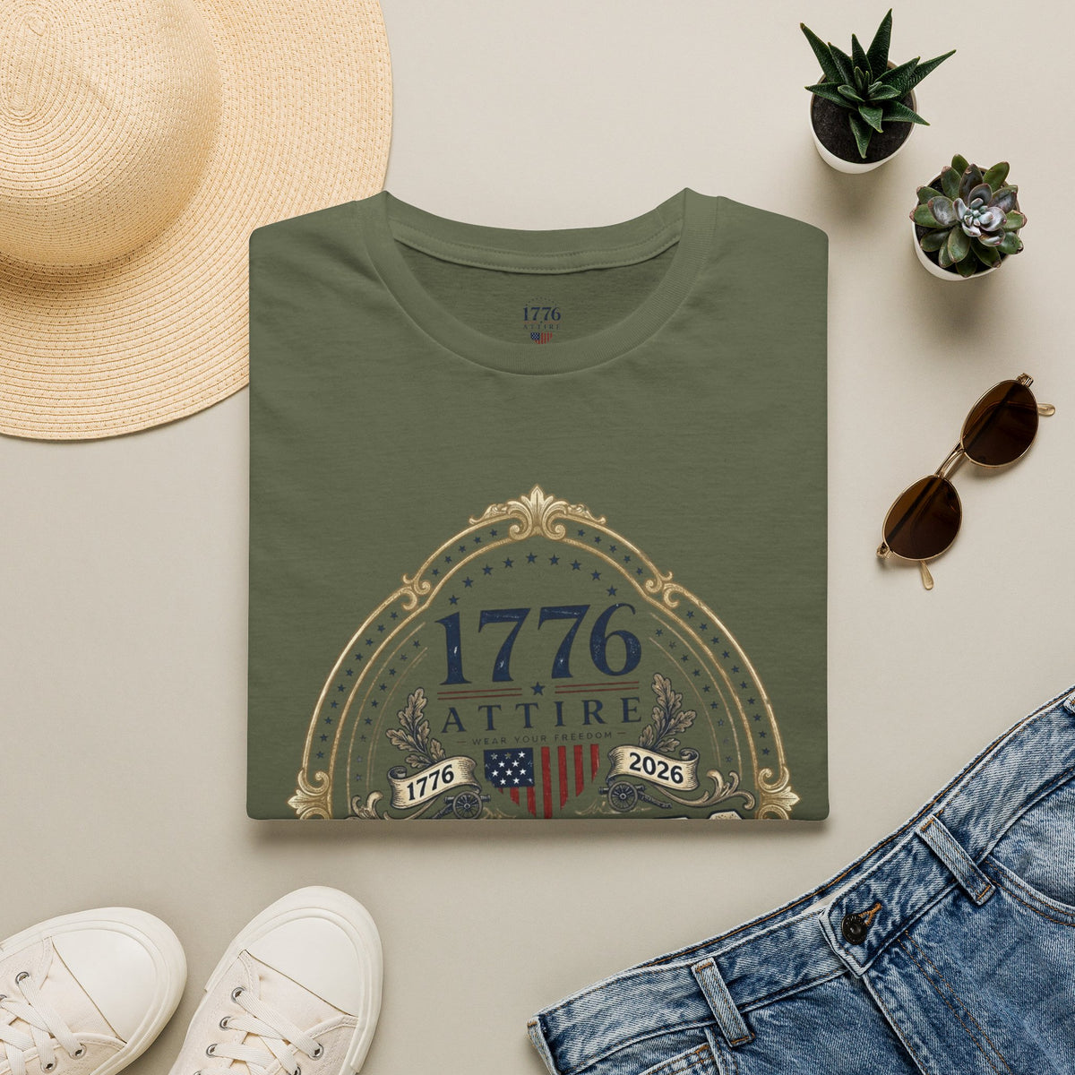 USA 250th Anniversary T-Shirt — 1776–2026 Bicentennial Commemorative Tee