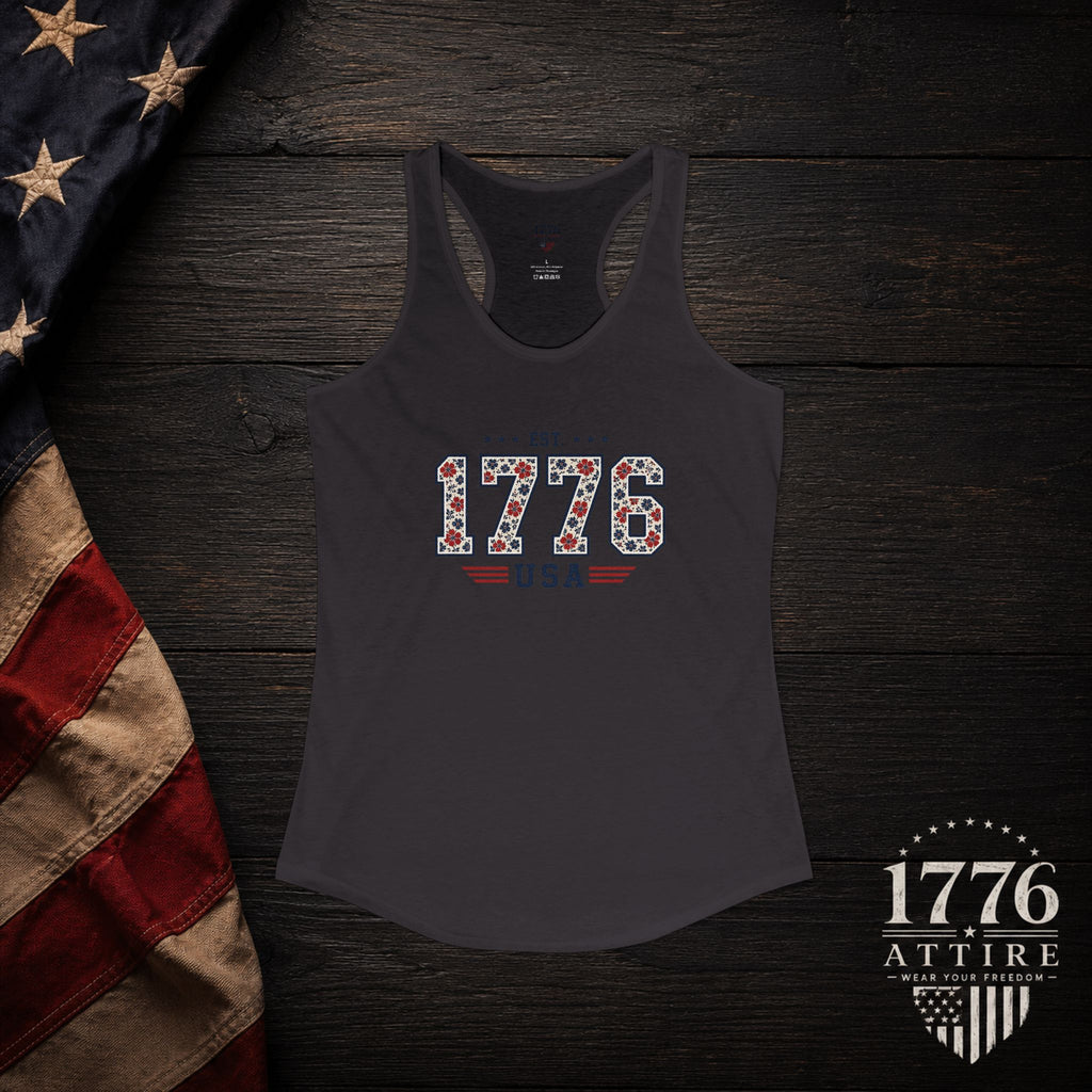 Women's Est 1776 Tank top | 250 Years of USA Merch