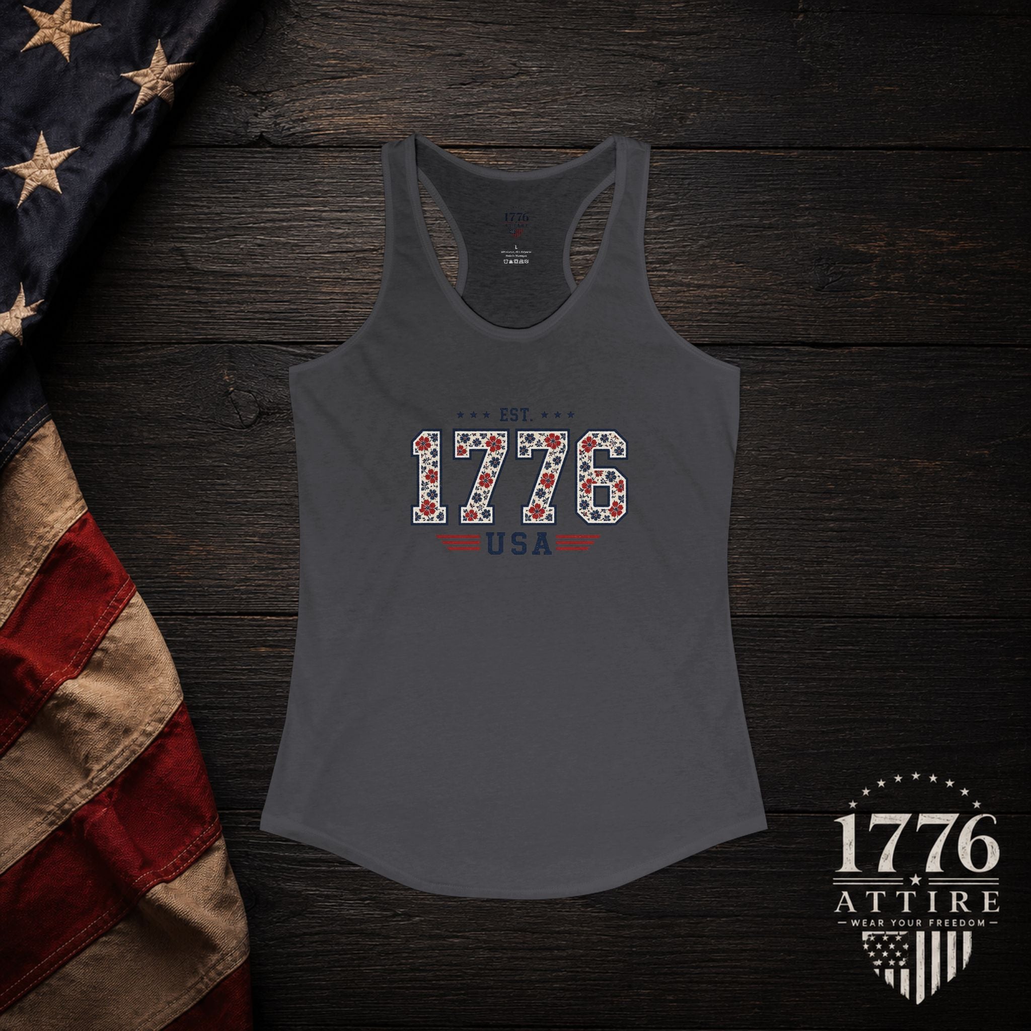 Women's Est 1776 Tank top | 250 Years of USA Merch