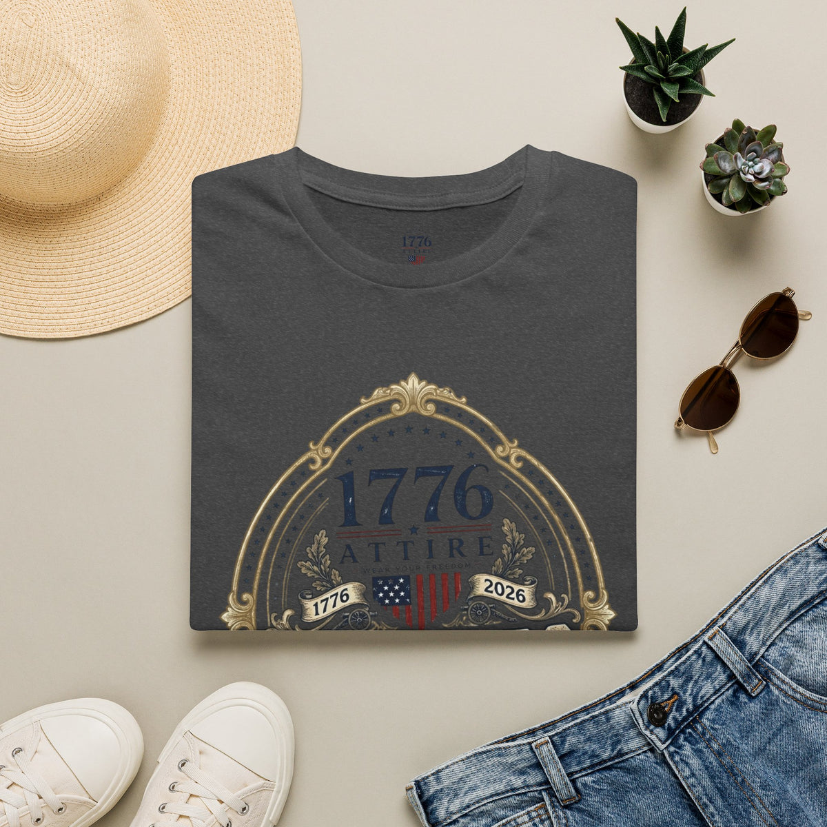 USA 250th Anniversary T-Shirt — 1776–2026 Bicentennial Commemorative Tee