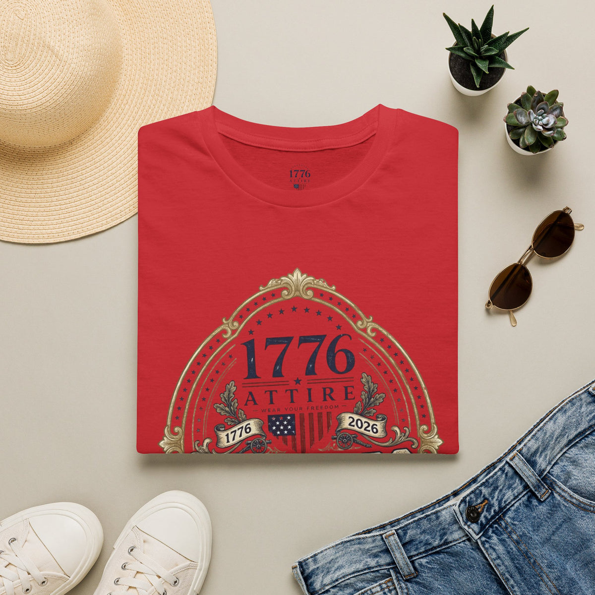 USA 250th Anniversary T-Shirt — 1776–2026 Bicentennial Commemorative Tee