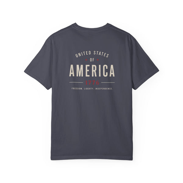 Vintage 1776 America T-Shirt | Patriotic USA Tee | Freedom Liberty Independence Shirt