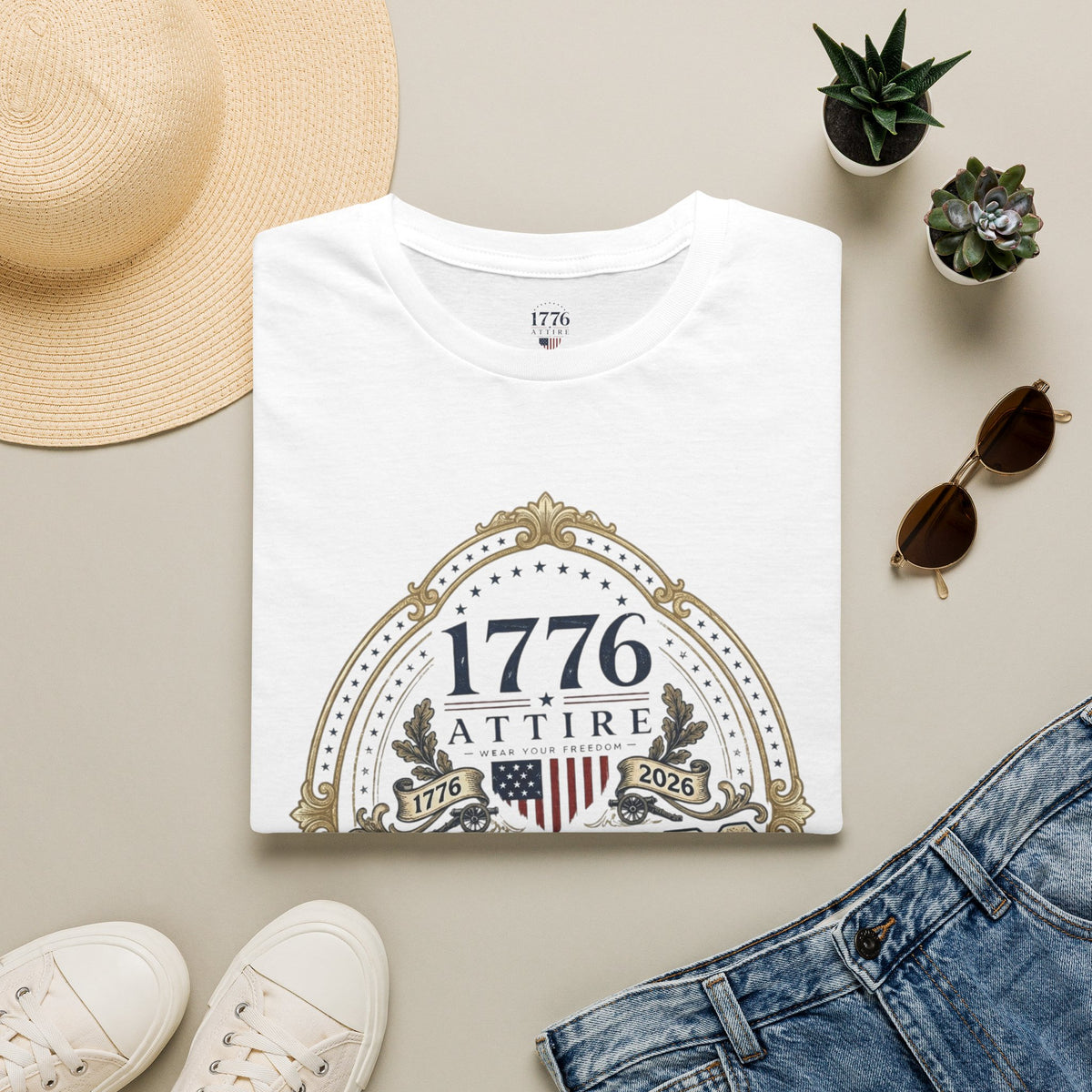 USA 250th Anniversary T-Shirt — 1776–2026 Bicentennial Commemorative Tee