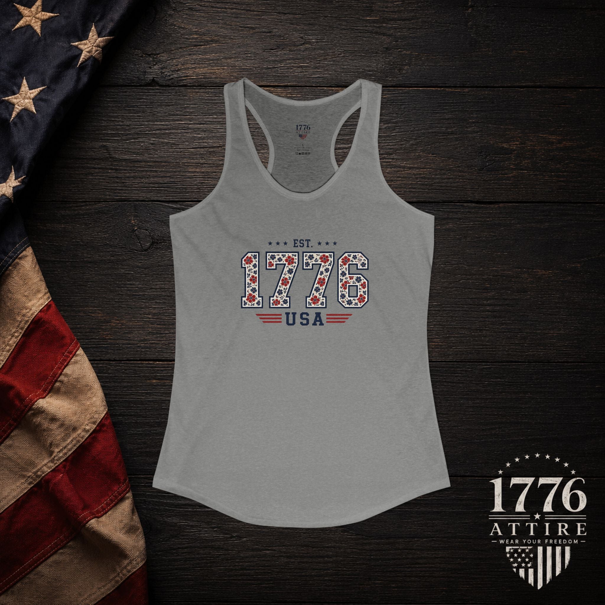 Women's Est 1776 Tank top | 250 Years of USA Merch
