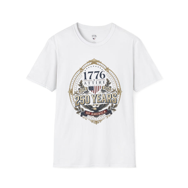 USA 250th Anniversary T-Shirt — 1776–2026 Bicentennial Commemorative Tee