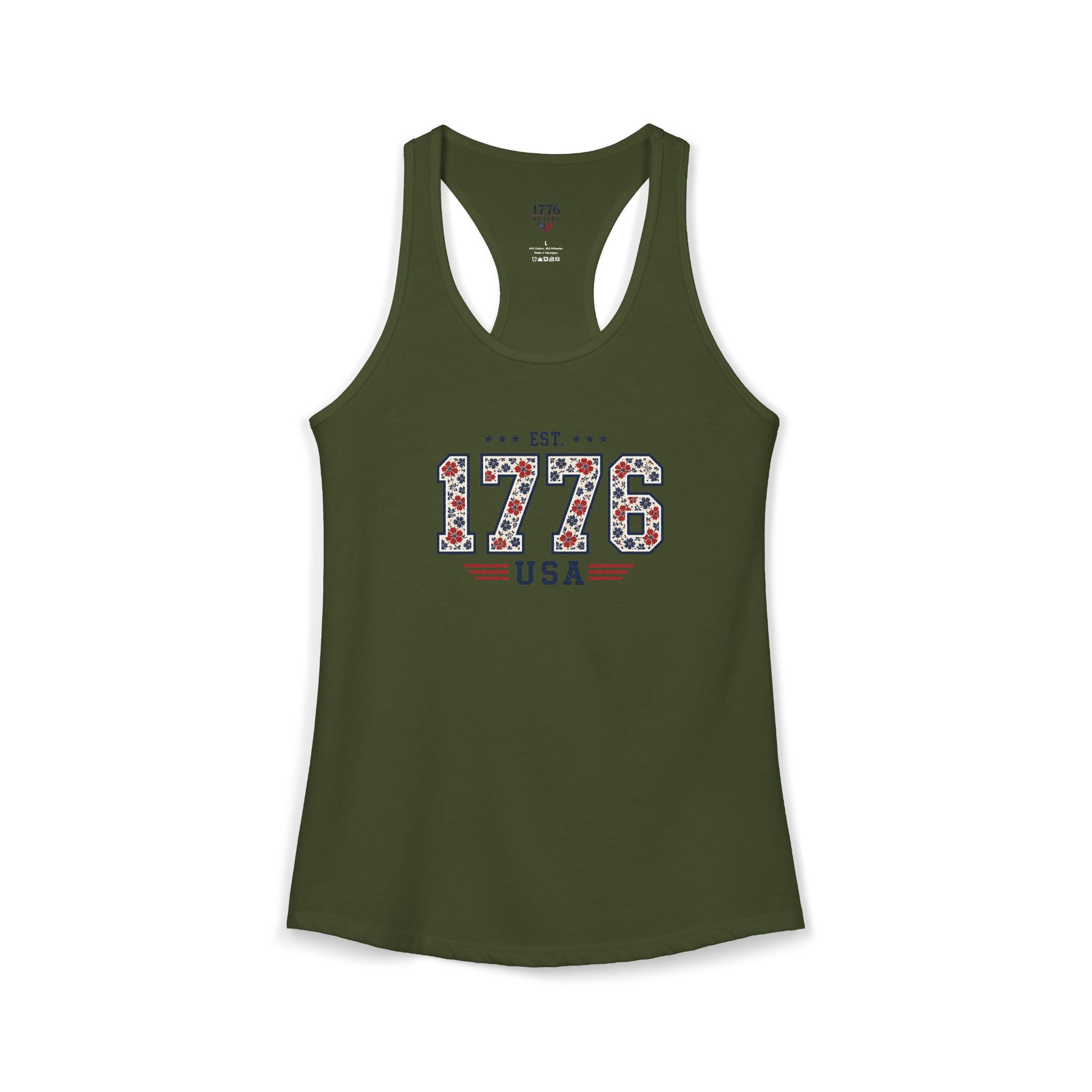 Women's Est 1776 Tank top | 250 Years of USA Merch