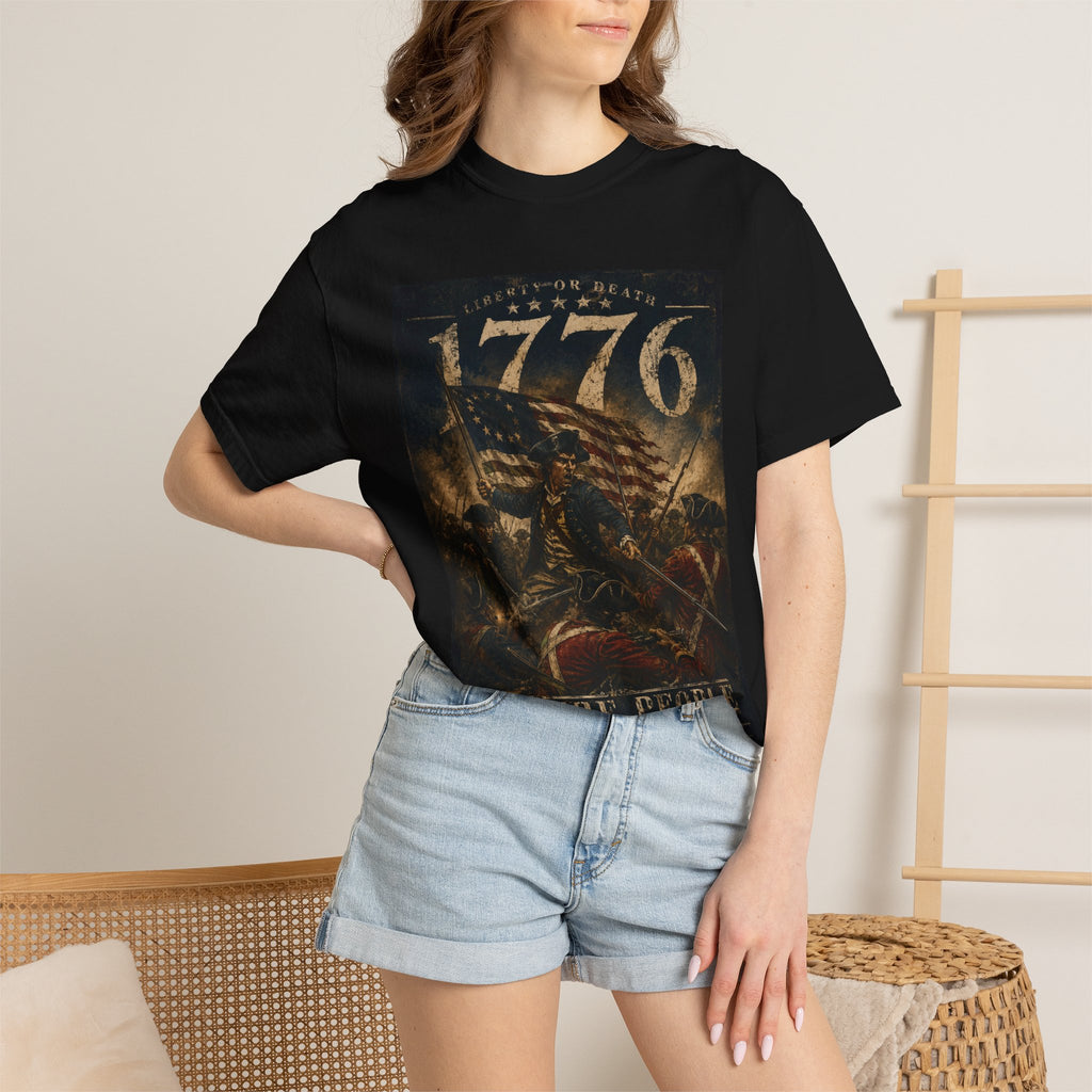 1776 We The People Graphic T-Shirt — American Revolutionary Patriot Tee