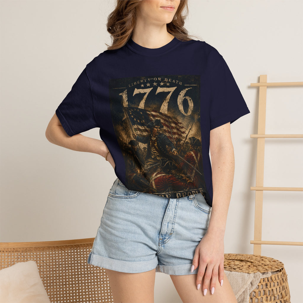 1776 We The People Graphic T-Shirt — American Revolutionary Patriot Tee