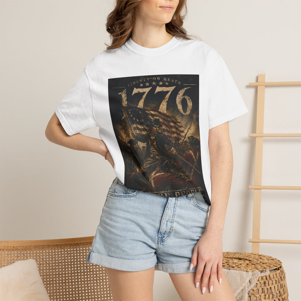 1776 We The People Graphic T-Shirt — American Revolutionary Patriot Tee