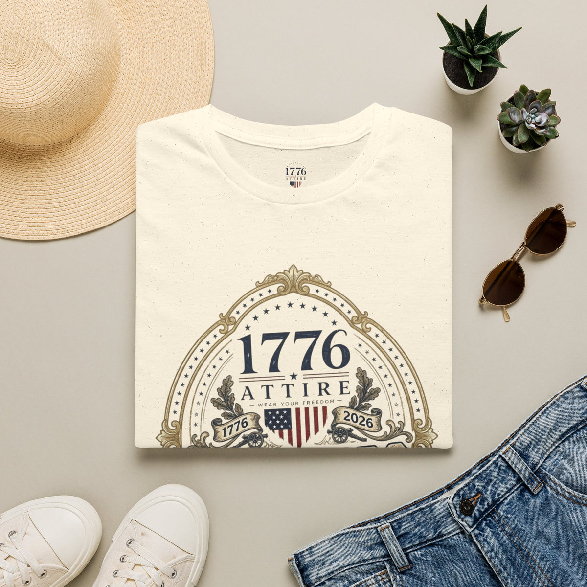 USA 250th Anniversary T-Shirt — 1776–2026 Bicentennial Commemorative Tee