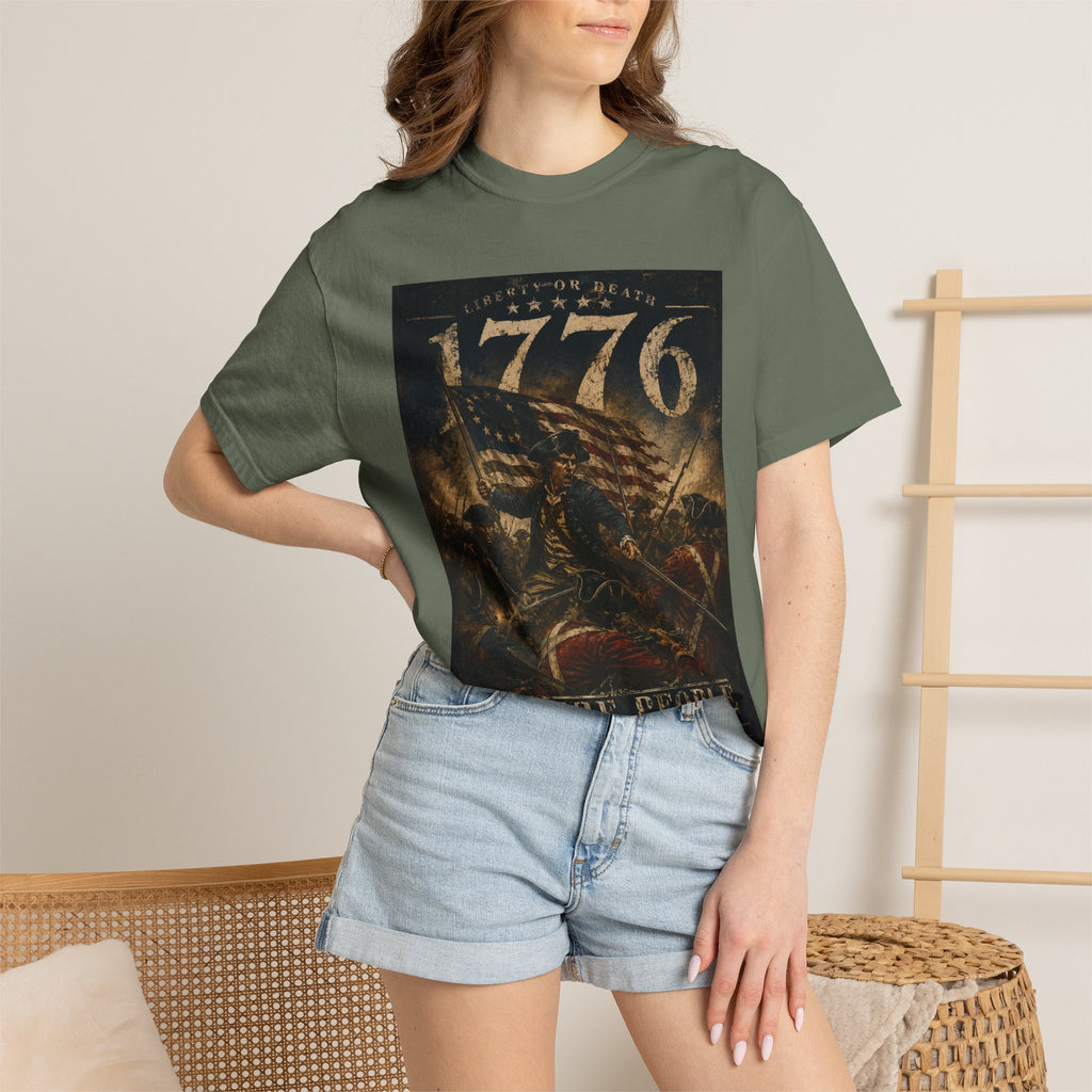 1776 We The People Graphic T-Shirt — American Revolutionary Patriot Tee