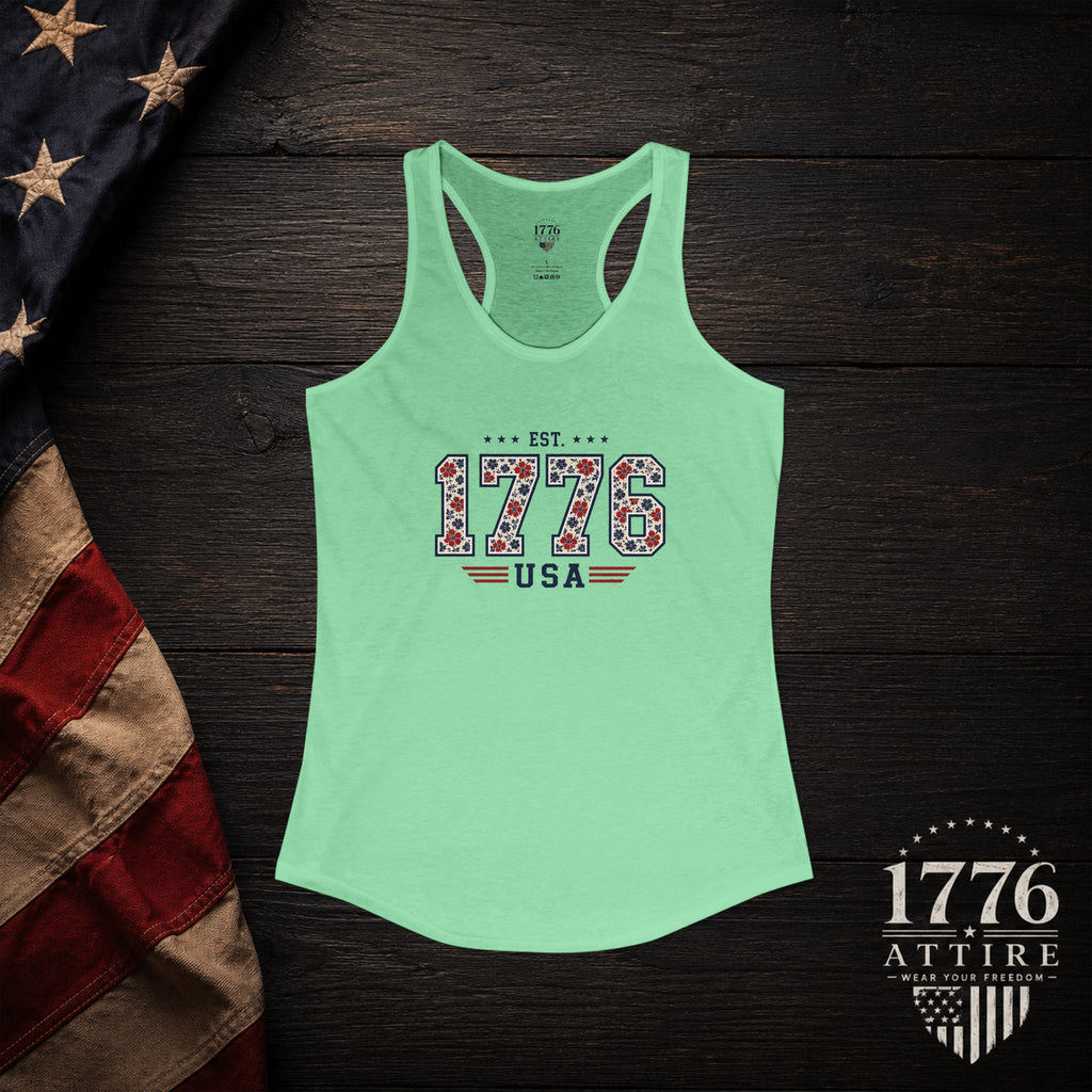 Women's Est 1776 Tank top | 250 Years of USA Merch