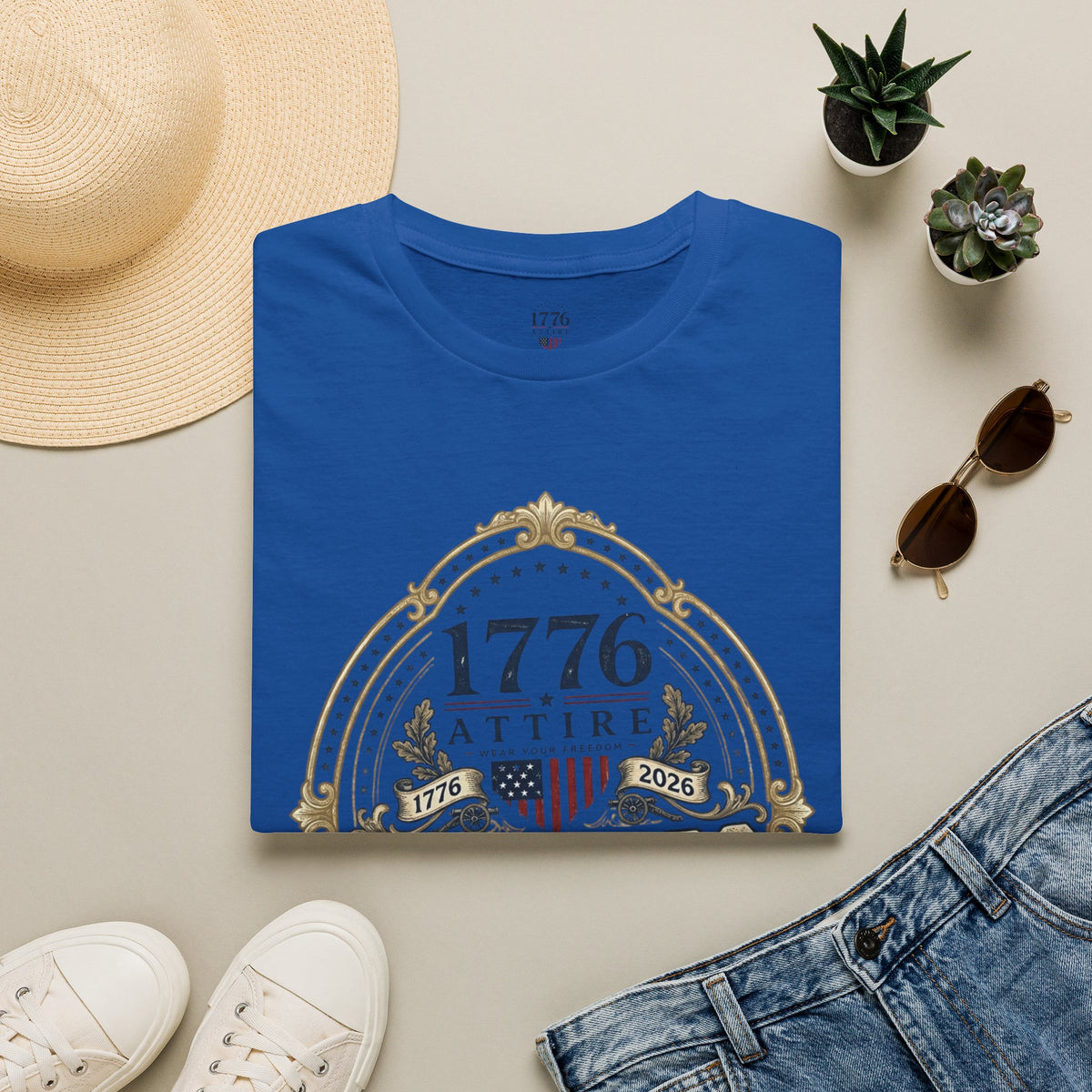 USA 250th Anniversary T-Shirt — 1776–2026 Bicentennial Commemorative Tee