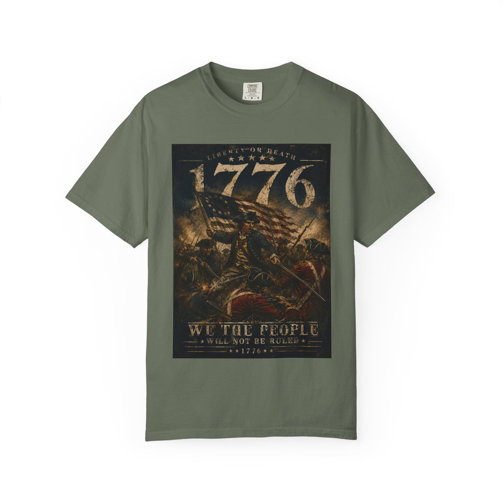 1776 We The People Graphic T-Shirt — American Revolutionary Patriot Tee