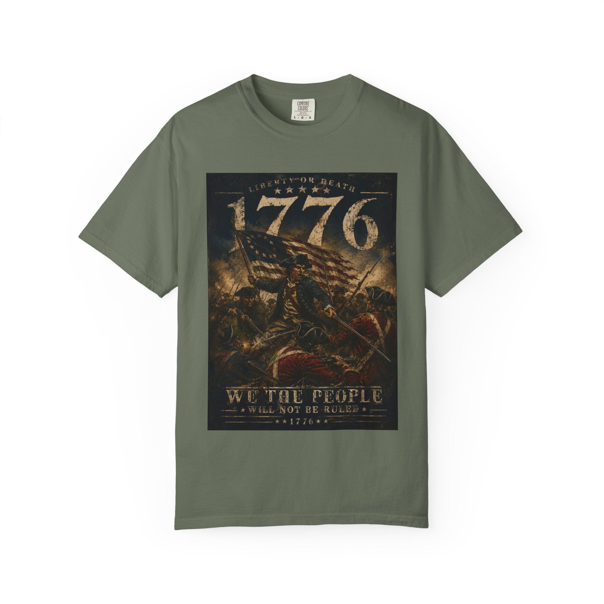1776 We The People Graphic T-Shirt — American Revolutionary Patriot Tee