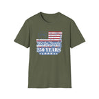 We the People 250 Years T-Shirt — 1776 American Flag Anniversary Tee
