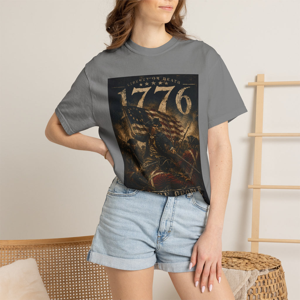 1776 We The People Graphic T-Shirt — American Revolutionary Patriot Tee