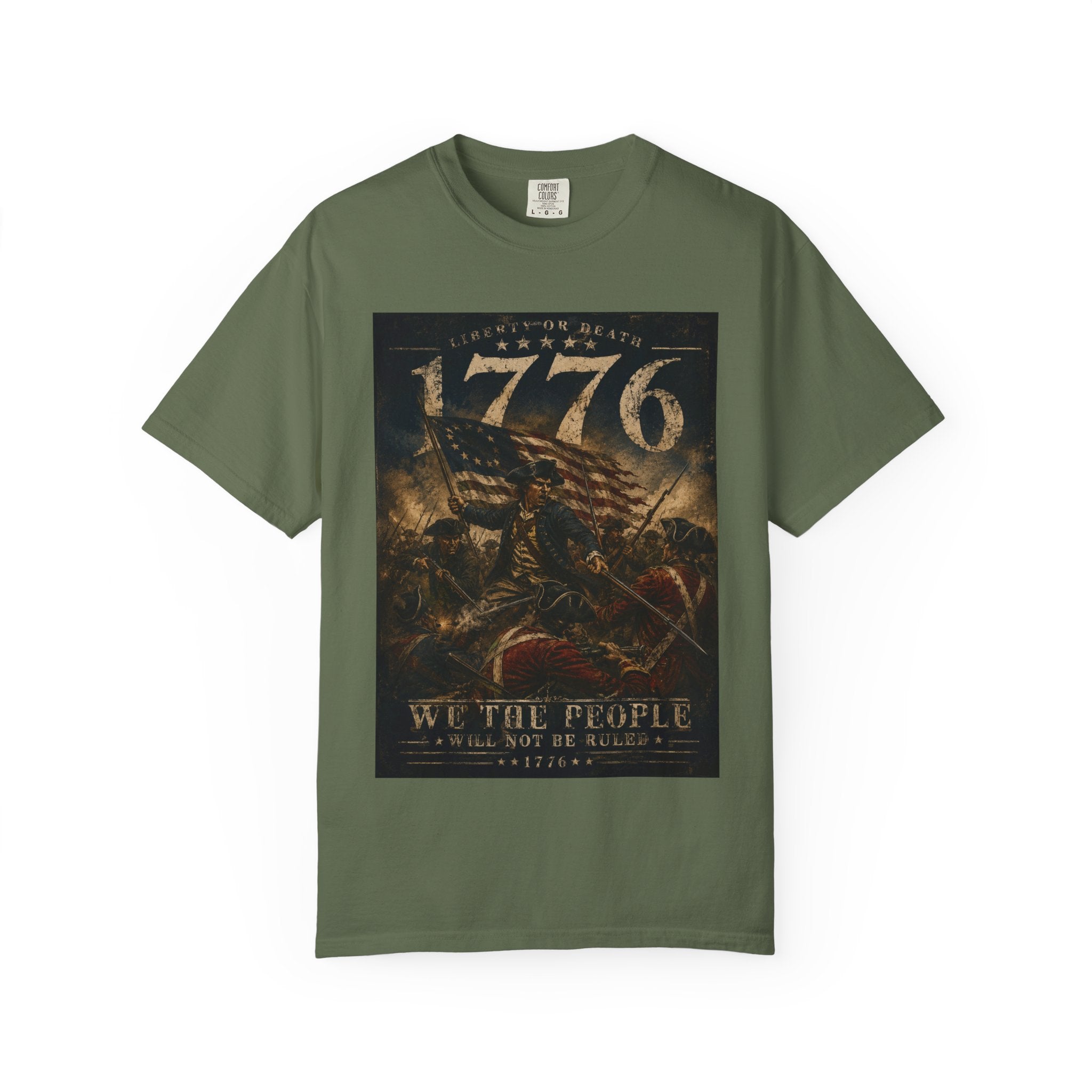 1776 We The People Graphic T-Shirt — American Revolutionary Patriot Tee