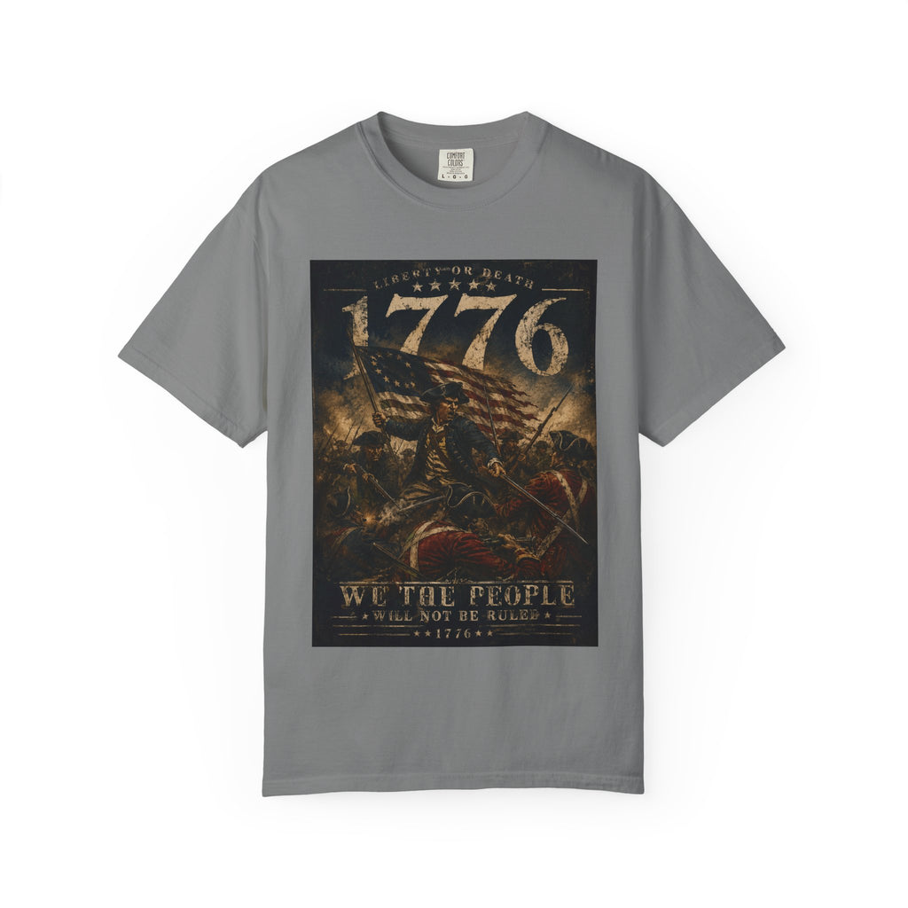 1776 We The People Graphic T-Shirt — American Revolutionary Patriot Tee