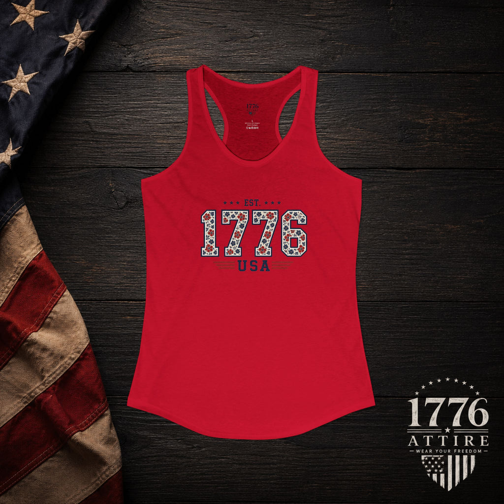 Women's Est 1776 Tank top | 250 Years of USA Merch