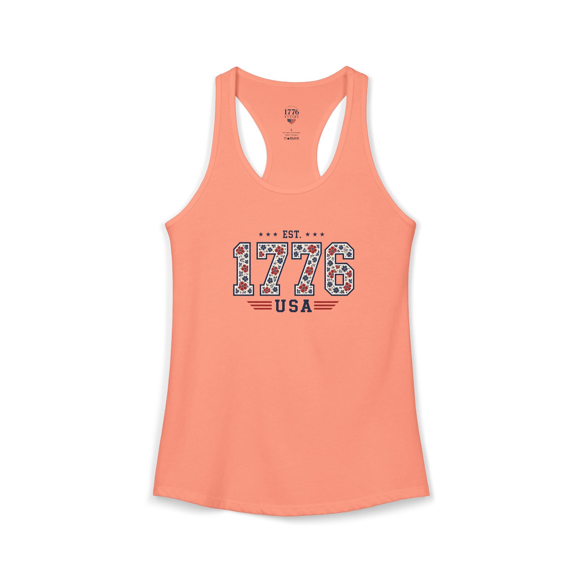 Women's Est 1776 Tank top | 250 Years of USA Merch