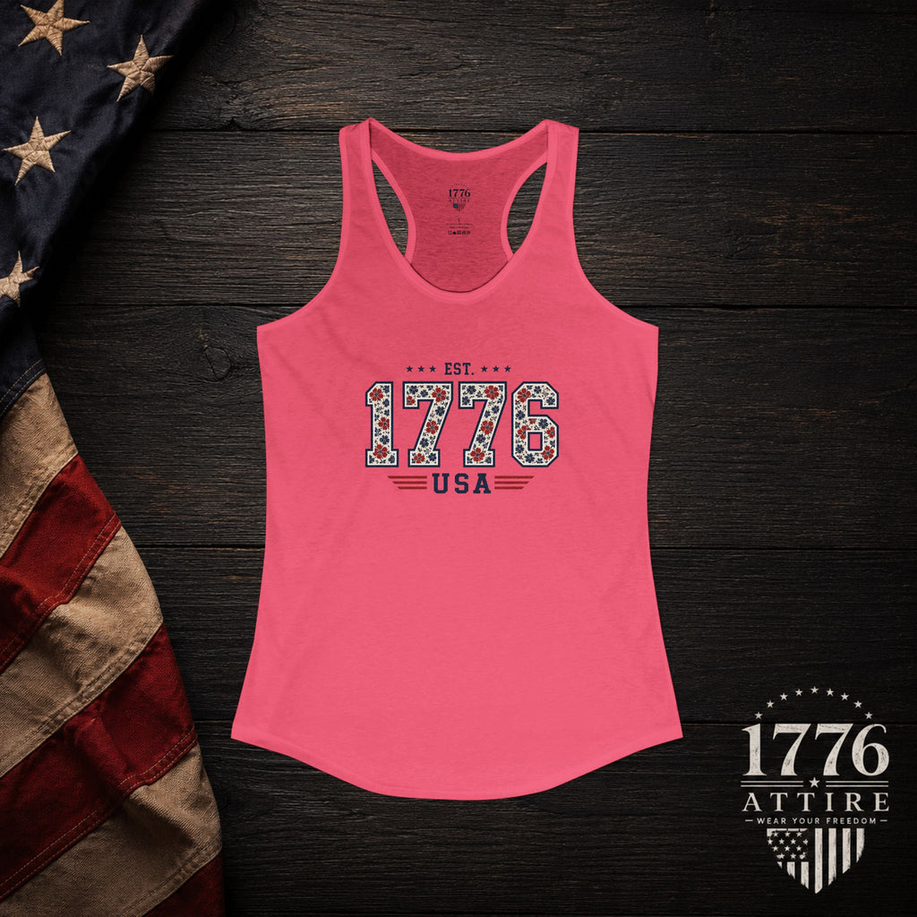 Women's Est 1776 Tank top | 250 Years of USA Merch